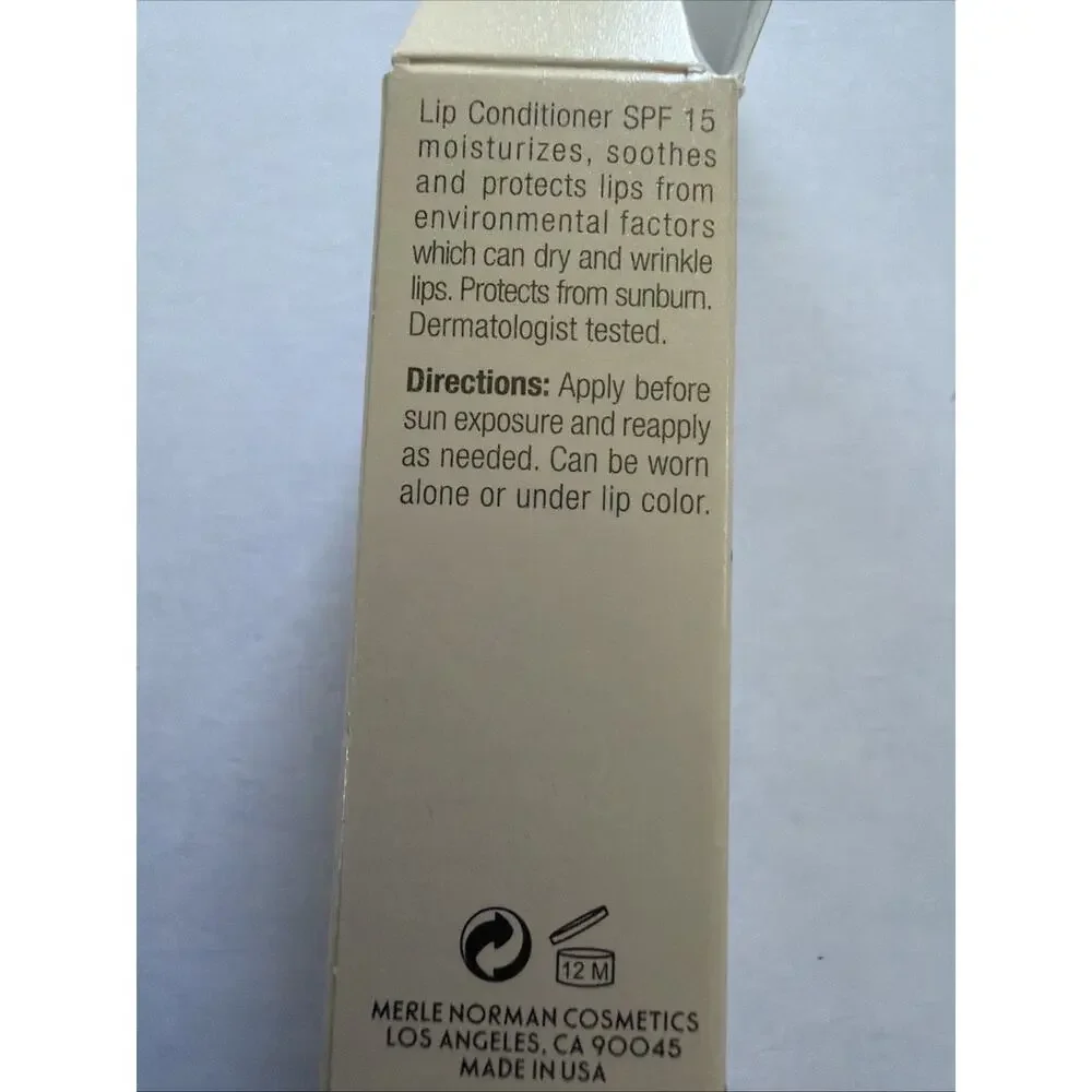 Merle Norman Lip Conditioner SPF 15 New In Box Antioxidant, Fast Shipping